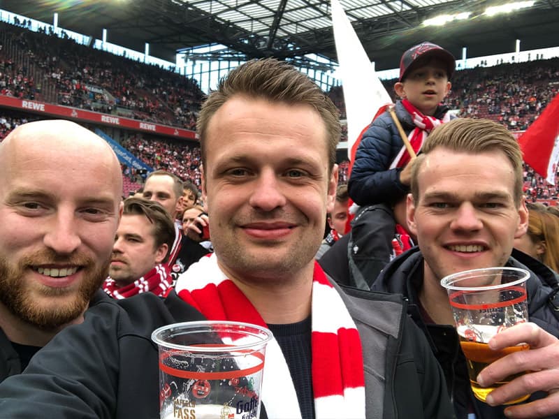 Bas K. bij FC Köln – Jahn Regensburg