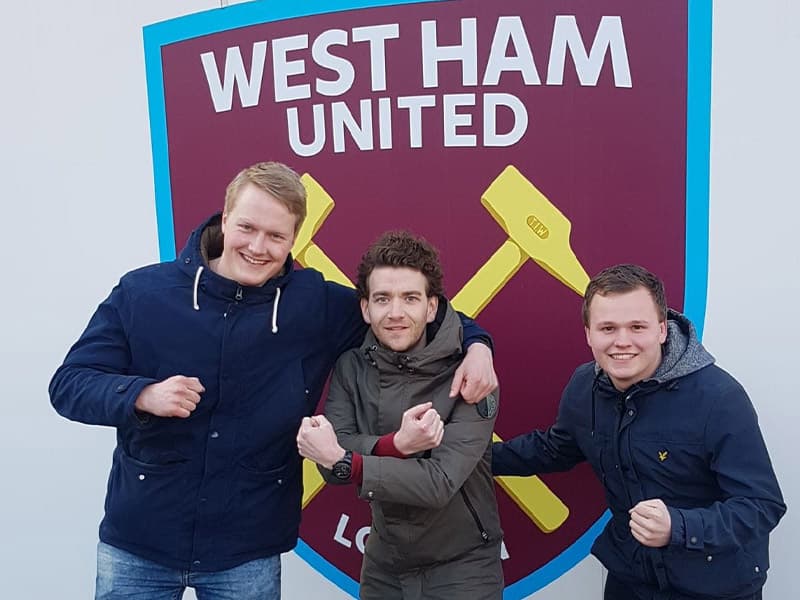 Martijn G. bij West Ham United – Aston Villa