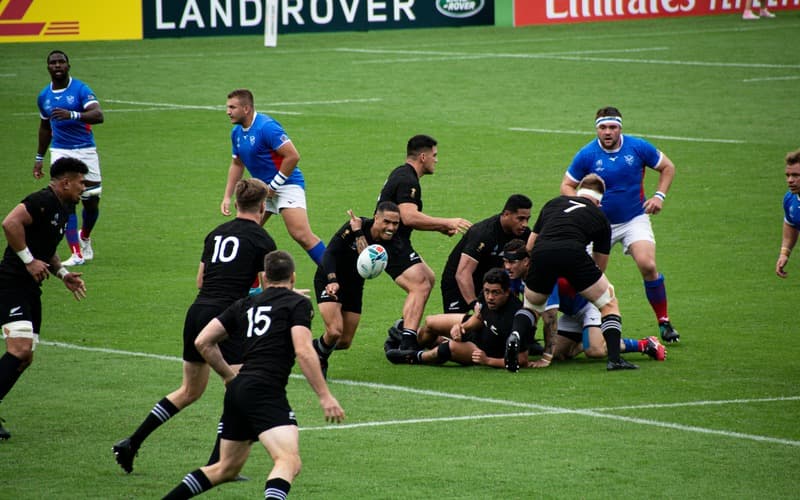 Volle Tribünen während eines Six-Nations-Spiels